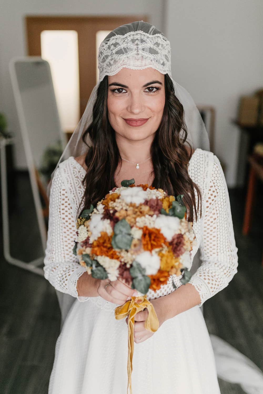 vestido novia hippie